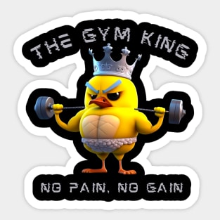 Canary The Gym King Sticker